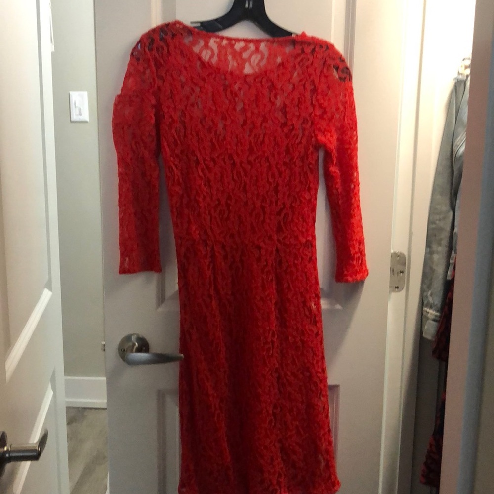 Madewell lace dress w slip